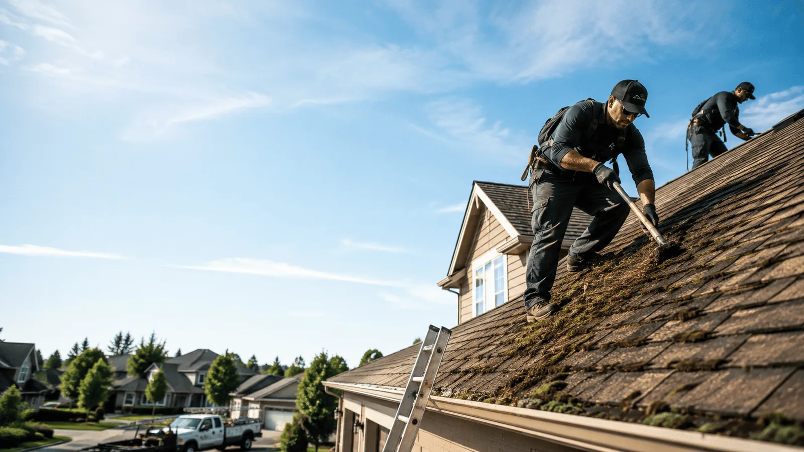 Roof Moss Removal in Marion, IN near me